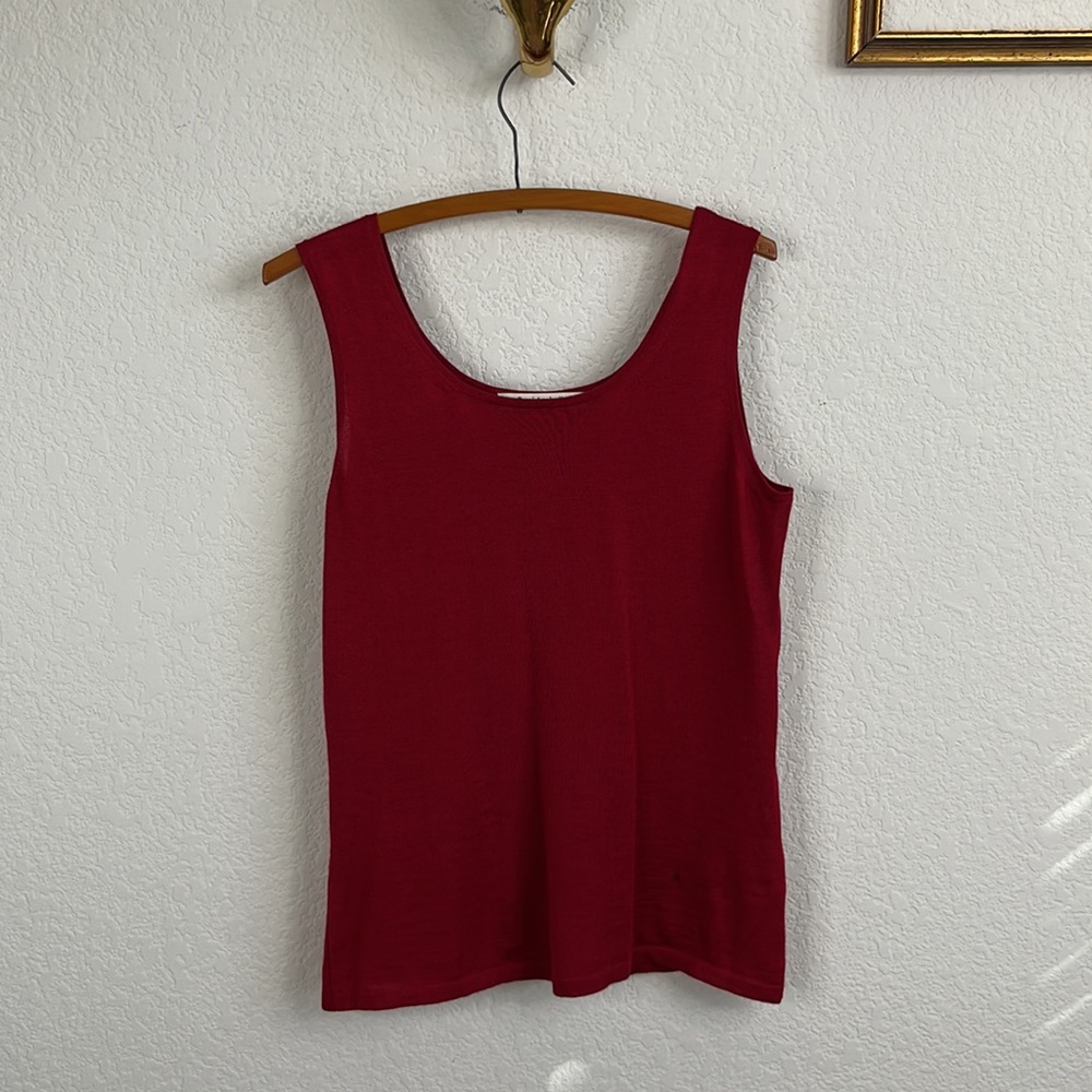 Rani Arabella Cashmere Silk Knit Tank Top - Picture 2 of 6